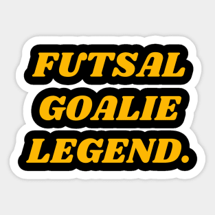 Futsal Goalie Legend Sticker